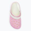 Infradito Crocs Classic Glow in the Dark con fenicottero per bambini 6