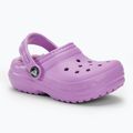 Infradito Crocs Classic Foderato orchidea per bambini 2