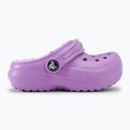 Infradito Crocs Classic Foderato orchidea per bambini 3