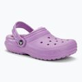 Infradito Crocs Classic Foderato orchidea per bambini 2