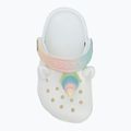 Crocs Classic IAM Rainbow Unicorn CgT gesso infradito per bambini 6