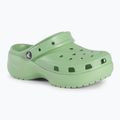 Crocs Classic Platform Clog Ciabatte donna verde chiaro