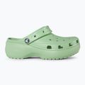 Crocs Classic Platform Clog Ciabatte donna verde chiaro 3