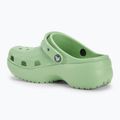 Crocs Classic Platform Clog Ciabatte donna verde chiaro 4