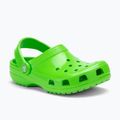 Crocs Classic Neon Highlighter Clog Bambini infradito verde melma 2