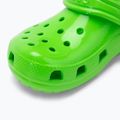 Crocs Classic Neon Highlighter Clog Bambini infradito verde melma 8