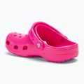 Crocs Classic Neon Highlighter Clog rosa crush infradito per bambini 4