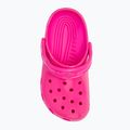 Crocs Classic Neon Highlighter Clog rosa crush infradito per bambini 6