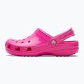 Crocs Classic Neon Highlighter Clog rosa crush infradito per bambini 11