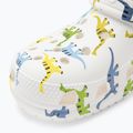 Crocs Classic Character Print Clog Infradito per bambini con dinosauri 8