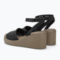Sandali Crocs Brooklyn con cinturino alla caviglia nero/fungo da donna 3