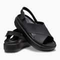 Sandali Crocs Brooklyn Luxe Cross Strap donna nero 12
