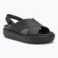 Sandali Crocs Brooklyn Luxe Cross Strap donna nero