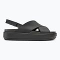 Sandali Crocs Brooklyn Luxe Cross Strap donna nero 2