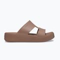 Ciabatte da donna Crocs Gateway Platform H-Strap latte