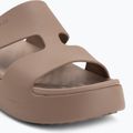 Ciabatte da donna Crocs Gateway Platform H-Strap latte 7