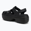 Crocs Stomp Fisherman Sandal donna nero 3
