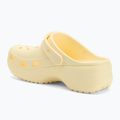 Infradito Crocs Classic Platform Clog crema di burro da donna 4
