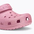 Crocs Classic Glitter Clog Toddler infradito rosa tweed glitterato 8