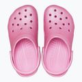 Crocs Classic Glitter Clog Bambini infradito rosa tweed glitterato 4