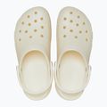 Infradito Crocs Classic Platform Glitter chalk da donna 12