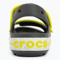 Crocs Crocband Cruiser Bambini sandali grigio ardesia/acidità 6