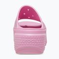 Infradito Crocs Stomp Slide da donna in tweed rosa 10