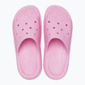 Infradito Crocs Stomp Slide da donna in tweed rosa 12