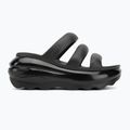 Infradito Crocs Mega Crush Triple Strap nero 2