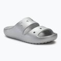 Crocs Classic Metallic Sandal V2 infradito argento