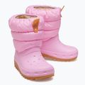 Stivali da neve junior Crocs Classic Neo Puff pink tweed/gum 10