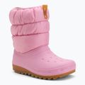 Stivali da neve junior Crocs Classic Neo Puff pink tweed/gum