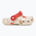 Crocs Classic Heart Print Clog sandstone infradito per bambini 3