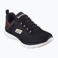 SKECHERS scarpe da donna Flex Appeal 4.0 Wild Ballad nero/leopardo 2