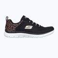 SKECHERS scarpe da donna Flex Appeal 4.0 Wild Ballad nero/leopardo