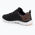 SKECHERS scarpe da donna Flex Appeal 4.0 Wild Ballad nero/leopardo 3