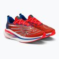 Scarpe da corsa da donna New Balance NYC Marathon FuelCell SuperComp Elite v3 rosso 4