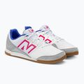 Scarpe da calcio per bambini New Balance Audazo V6 Command JNR IN bianco 4