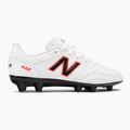 Scarpe da calcio per bambini New Balance 442 v2 Academy JNR FG bianco 2