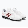 Scarpe da calcio per bambini New Balance 442 v2 Academy JNR FG bianco 4