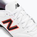 Scarpe da calcio per bambini New Balance 442 v2 Academy JNR FG bianco 8