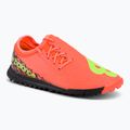 Scarpe da calcio per bambini New Balance Furon v7 Dispatch JNR TF neon dragonfly