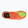 Scarpe da calcio per bambini New Balance Furon v7 Dispatch JNR TF neon dragonfly 14