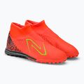 Scarpe da calcio per bambini New Balance Tekela V4 Magique JNR TF neon dragonfly 4