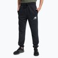 Pantaloni New Balance Essentials Stacked Logo neri da uomo