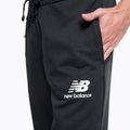 Pantaloni New Balance Essentials Stacked Logo neri da uomo 4