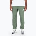 Pantaloni New Balance Essentials Stacked Logo verde da uomo