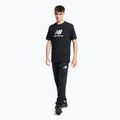 T-shirt New Balance Essentials Stacked Logo Uomo nero 2