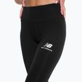Leggings da allenamento da donna New Balance Essentials Stacked Logo Cotone nero 4
