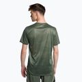 Maglietta da corsa New Balance Printed Impact Run verde oliva intenso da uomo 3